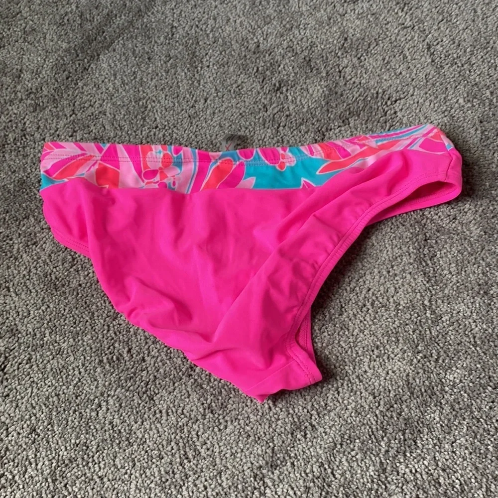 ZeroXposur Pink Floral Tankini Swimsuit SIZE 14 Tropical Two Piece Swim Set
